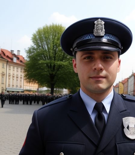 odzież dla policjantów musi wzbudzać respekt